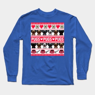 I love pugs Long Sleeve T-Shirt